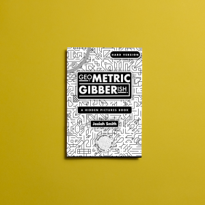 B&W Geometric Gibberish Hidden Pictures Vol. 1 - HARD VERSION